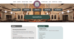 Desktop Screenshot of hampsteadshul.org.uk